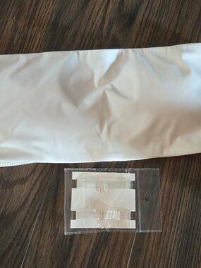 FAR FREE White Strapless w/ Optional Clear Straps Bra NWOT/SIZE L
